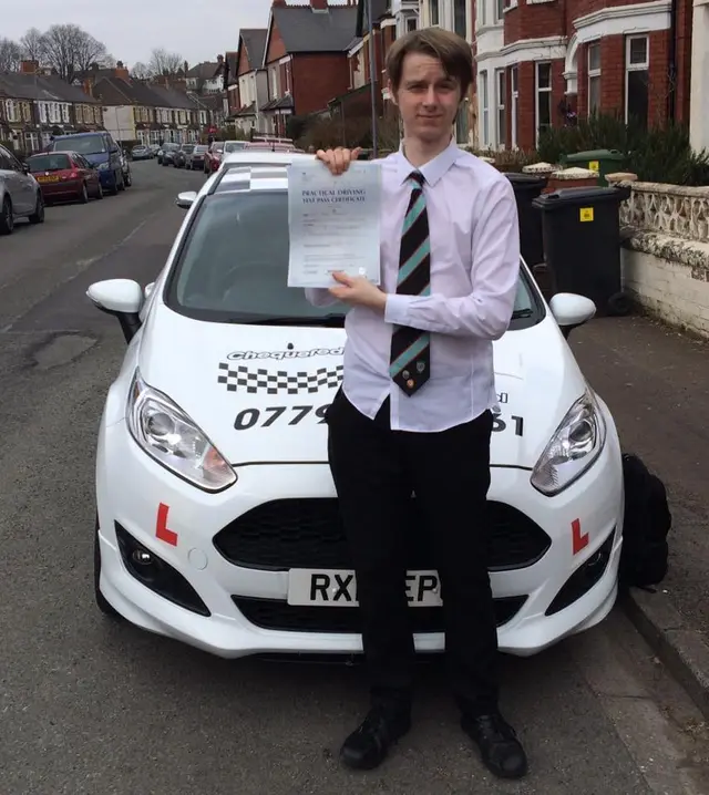 Chequered Flag Driving School pupil who passed their driving test (8)
