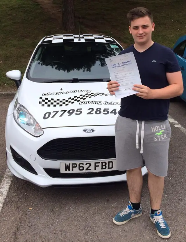 Chequered Flag Driving School pupil who passed their driving test (16)