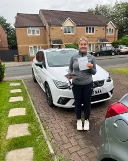 Chequered Flag Driving School pupil who passed (1)
